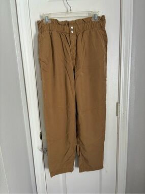 LOFT Women’s Tan Paperbag Waist Pants